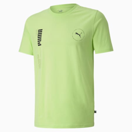 Depth Men's Tee, Sharp Green, small-SEA