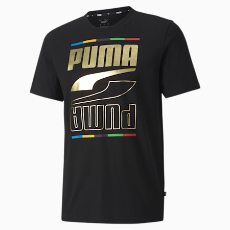 The Unity Collection Rebel 5 Continents Men's Tee, Puma Black, small-SEA