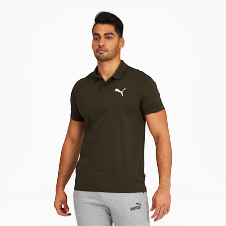 Essentials Men's Jersey Polo | PUMA US