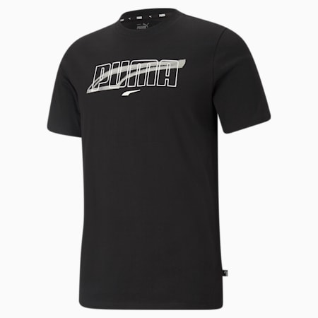 Rebel Men's Tee, Puma Black, small-PHL