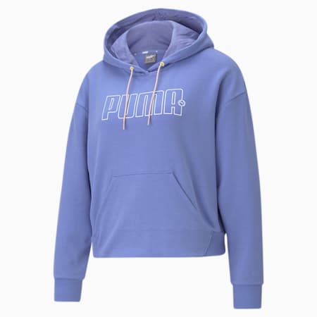 Rebel Women's Hoodie, Hazy Blue, small-AUS