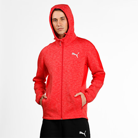 puma tape full zip hoodie