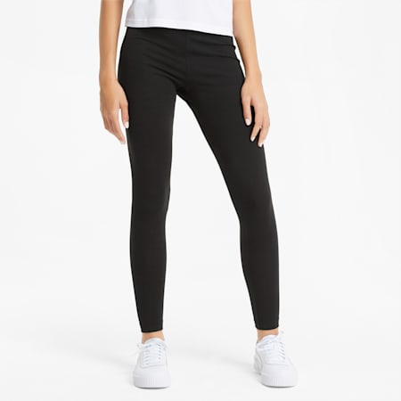 Rebel High Waist 7/8 Women's Leggings, Puma Black, small-SEA