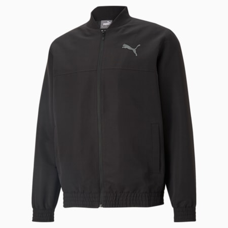 Men's Bomber Jacket, Puma Black, small-PHL