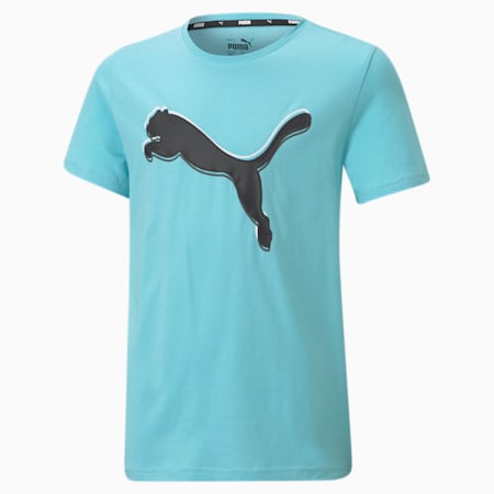 Alpha Graphic Youth Tee, Angel Blue, small-SEA