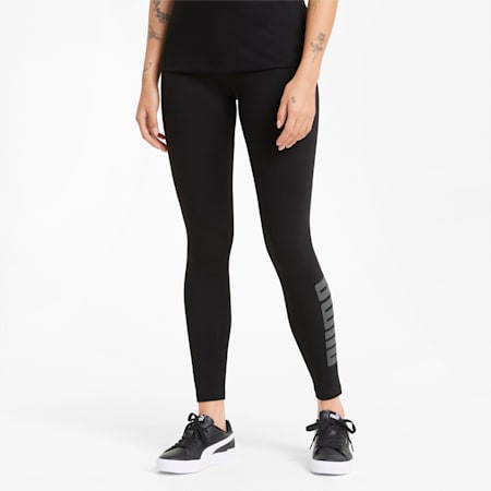 Modern Basics High Waist Women's Leggings, Puma Black, small-SEA