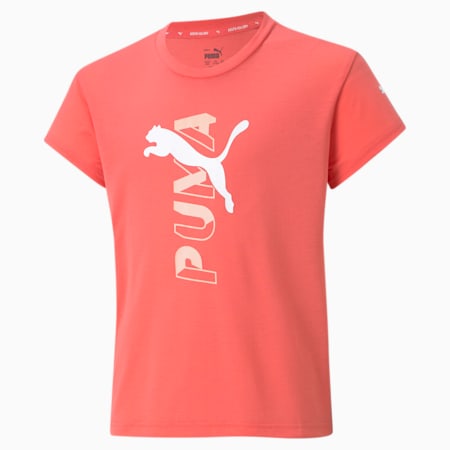 Modern Sports Logo Youth Tee, Sun Kissed Coral, small-SEA