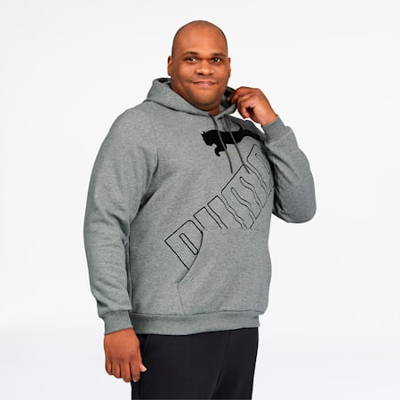 men's jumbo logo pullover hoodie