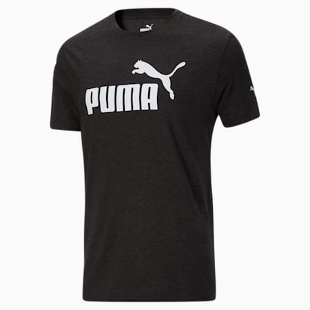 puma active logo heather tee