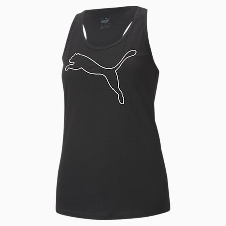 RTG Logo Women's Tank Top, Puma Black, small-SEA