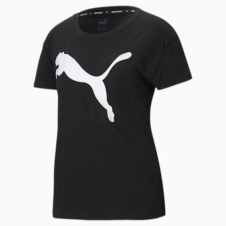 RTG Damen T-Shirt mit Logoprint, Puma Black-cat, small