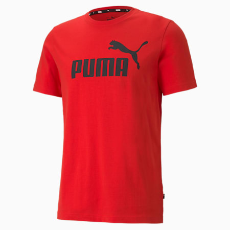 T-shirt con logo Essentials uomo, High Risk Red, small