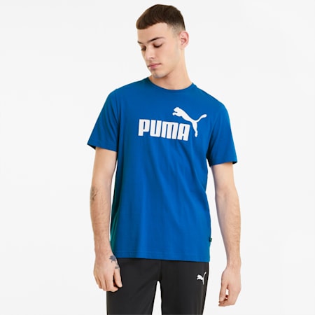T-shirt con logo Essentials uomo, Puma Royal, small