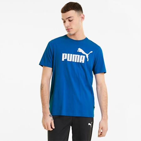 Essentials Logo Tee Men, Puma Royal, small-SEA