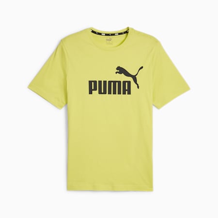 T-shirt con logo Essentials uomo, Lime Sheen, small