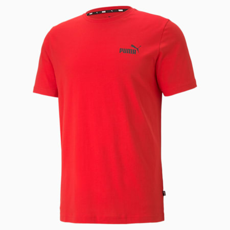 Essentials Small Logo Tee Men, High Risk Red, small-SEA