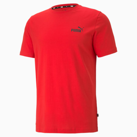 เสื้อยืดคอกลมผู้ชาย Essentials Small Logo Tee, High Risk Red, small-THA