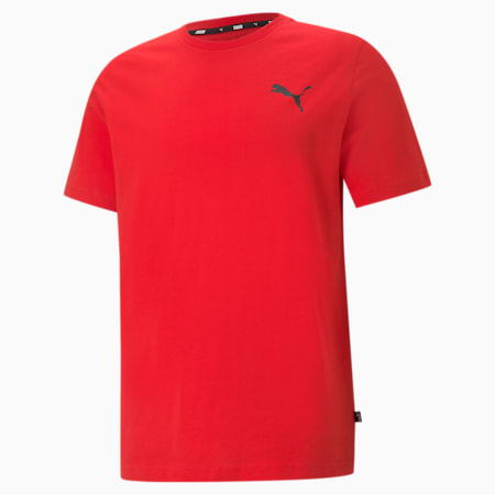 T-shirt con piccolo logo Essentials uomo, High Risk Red-High Risk Red-Cat, small