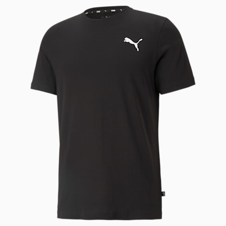 Camiseta Essentials Small Logo para hombre, Puma Black-Cat, small