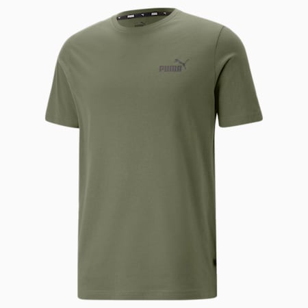 Męska koszulka Essentials z małym logo, Green Moss, small