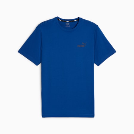 Essentials T-shirt met klein logo voor heren, Cobalt Glaze, small