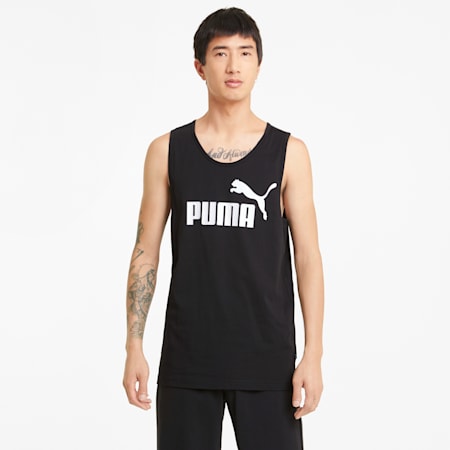 גופייה בייסיק לגברים, Puma Black, small-DFA