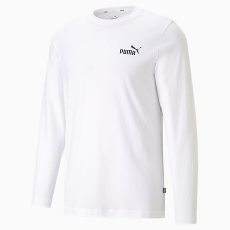 T-shirt à manches longues Essentiels Homme, Puma White, small