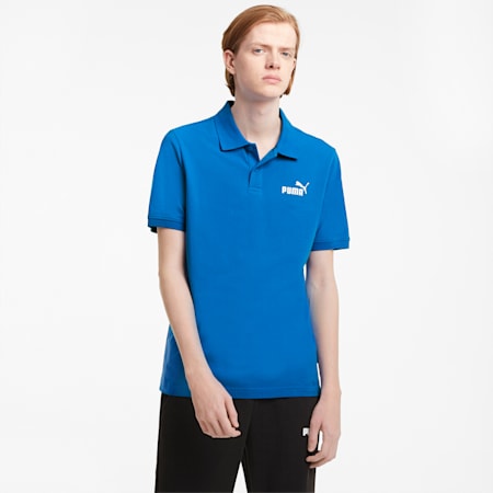 Essentials Pique Men's Polo Shirt, Puma Royal, small-DFA