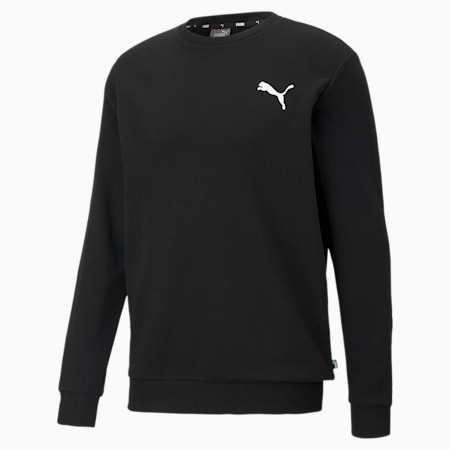 에센셜 스몰 로고 테리 크루 맨투맨/ESS Small Logo Crew, Puma Black-Cat, small-KOR