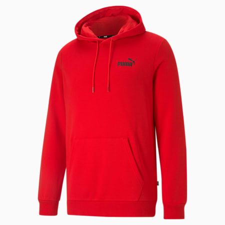 Essentials Small Logo Men's Hoodie, High Risk Red, small