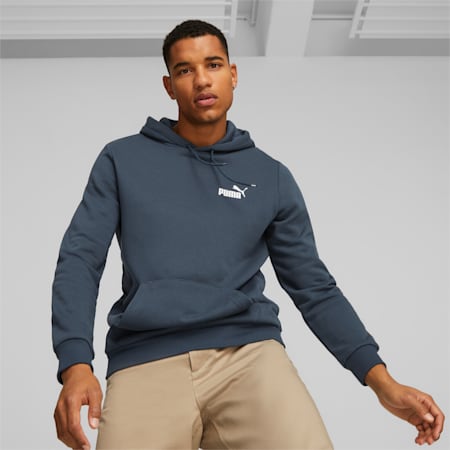 Hoodie Essentials Small Logo Homme, Dark Night, small