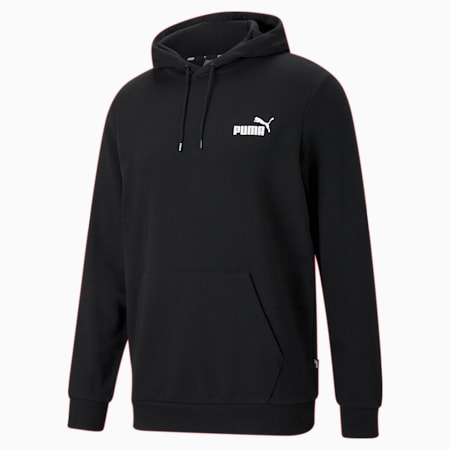 Felpa con cappuccio Essentials Small Logo da uomo, Puma Black, small