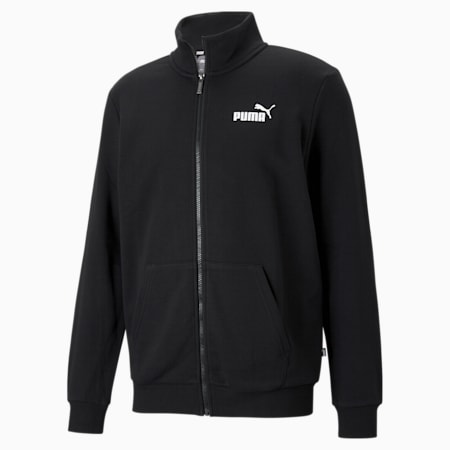 Men's Regular Fit Track Jacket, Puma Black, small-IND