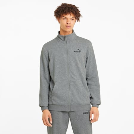 Essentials Men's Track Jacket, Medium Gray Heather, small