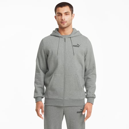 Men's Essential Full-Zip Hoodie, Men's Tops