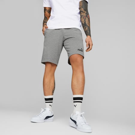 Essentials Jersey Men's Shorts, Medium Gray Heather, small