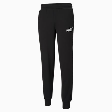 Essentials Logo Men's Sweatpants, Puma Black, small-AUS