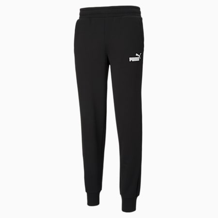 Essentials Logo Sweatpants Men, Puma Black, small-THA