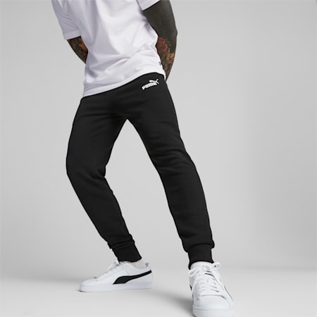 Pantalon de survêtement à logo Essentials Homme, Puma Black, small