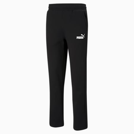 Essentials Logo Pants Men, Puma Black, small-DFA