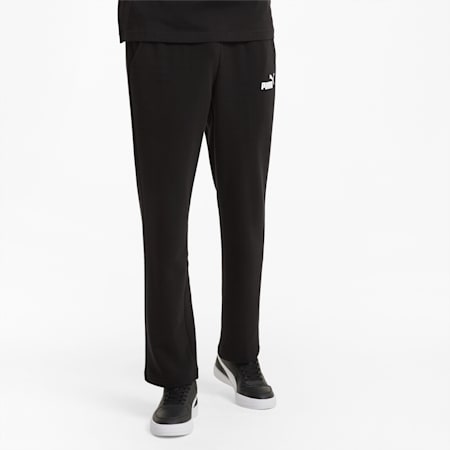 Essentials Logo Men's Sweatpants, Puma Black, small