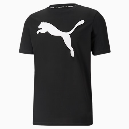 Active Big Logo Herren T-Shirt, Puma Black, small