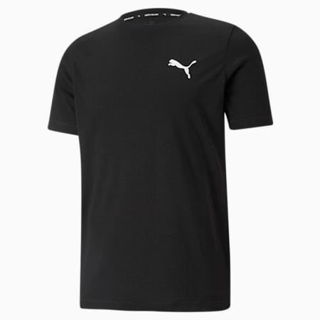 Active Small Logo Herren T-Shirt, Puma Black, small