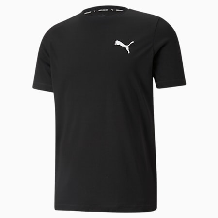 Active Small Logo Men's Tee, Puma Black, small-IDN