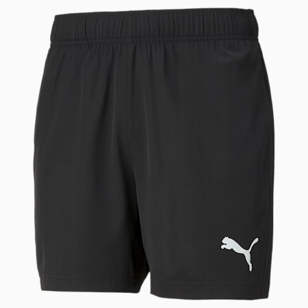 Active Woven 5" Men's Shorts, Puma Black, small-SEA