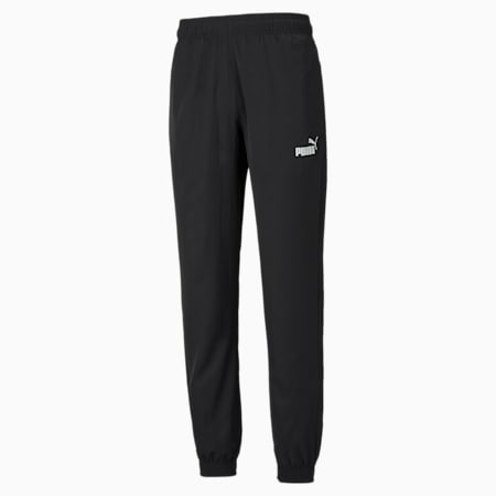 Active Woven Men's Pants, Puma Black-No.1 Logo, small-SEA