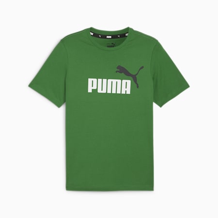 Essentials+ 2 Colour Logo Men's Tee, Archive Green, small