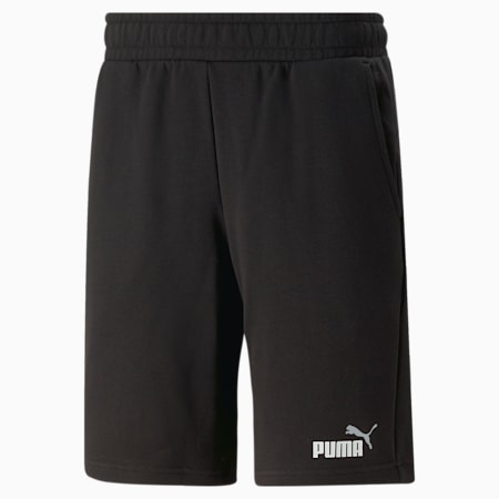 Essentials+ Two-Tone Shorts Men, PUMA Black-puma white, small-IDN