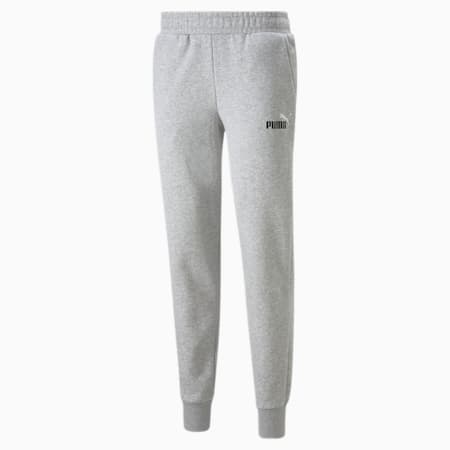 Essentials+ Two-Tone Logo Men's Pants, Light Gray Heather, small-AUS