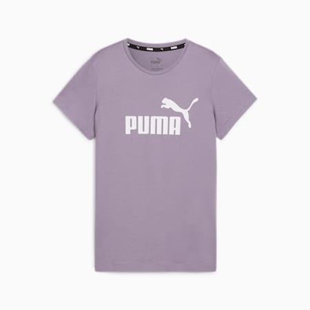 Essentials Logo T-shirt voor dames, Pale Plum, small